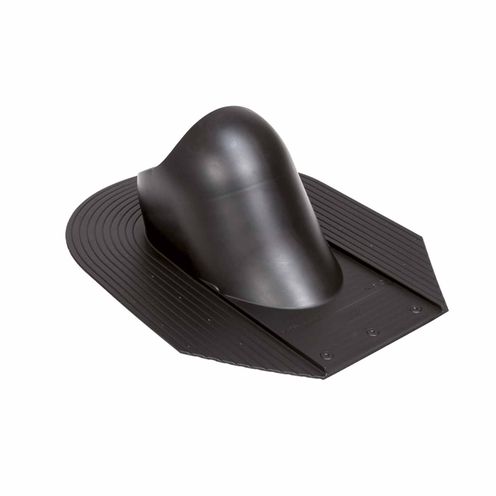 Tagpap gennemføring lav, Sort