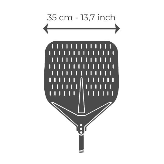 Large pizzaspade 35 cm